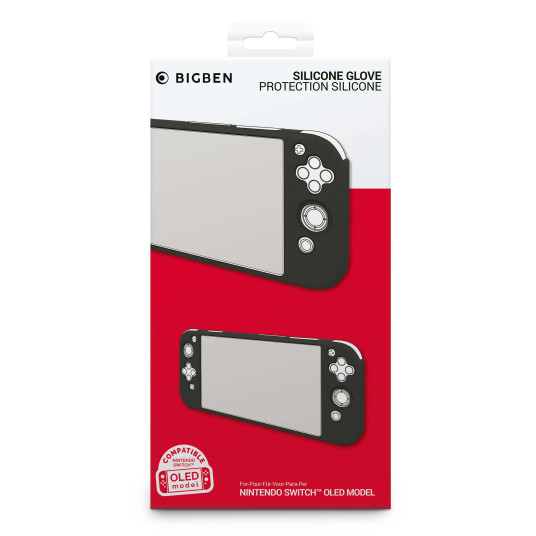 Kotelo Bigben Nintendo Switch OLED Silicon Case Black