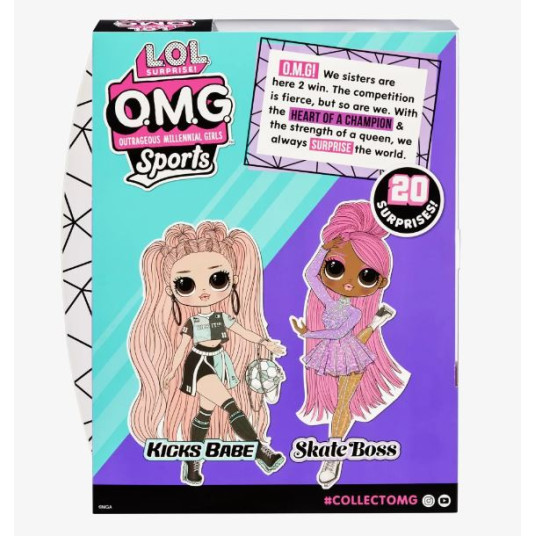 LOL SURPRISE - nukke OMG Sports Doll Skate Boss, 579809