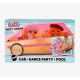 LOL SURPRISE - nukke cabrioletti 3in1 auto, tanssibileet, allas, 118305