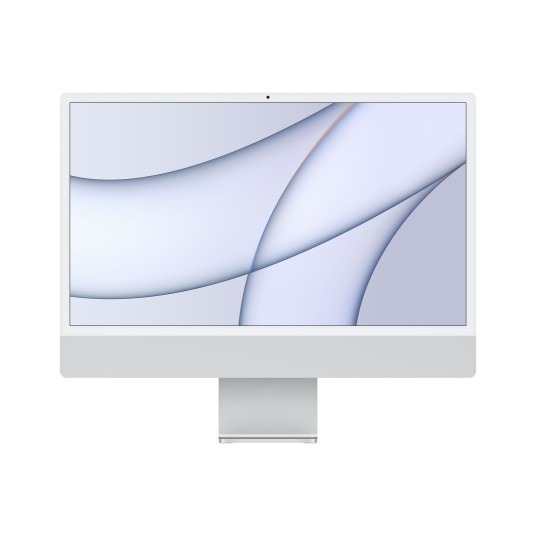 Pöytätietokone Apple iMac 24" Retina 4.5K, Apple M1, 8C CPU, 8C GPU, 8GB RAM, 256GB SSD, Silver, MGPC3ZE/A