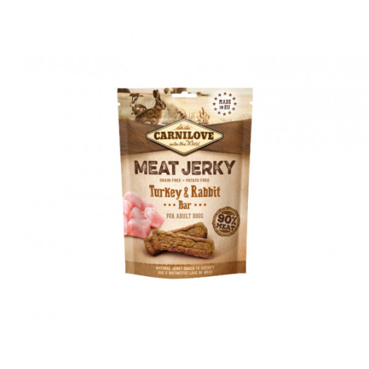 Carnilove Dog herkku Jerky Rabbit & Turkey Bar 100 g