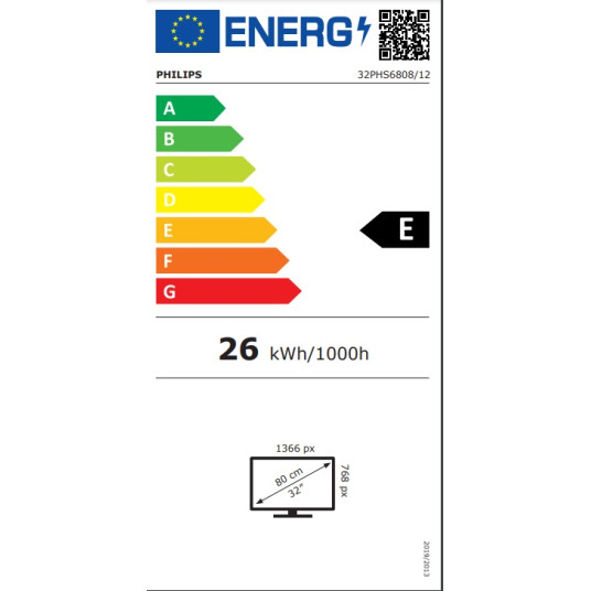 Televisio Philips 32PHS6808/12 LED 32" Smart