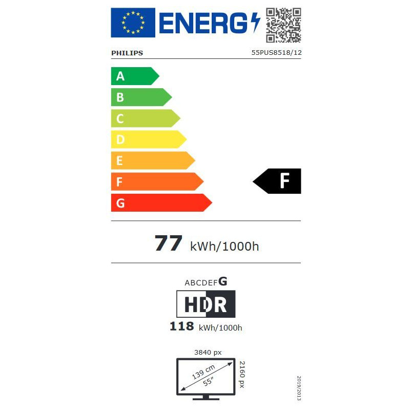 Televisio Philips 55PUS8118/12 LED 55 Smart, alhainen hinta 