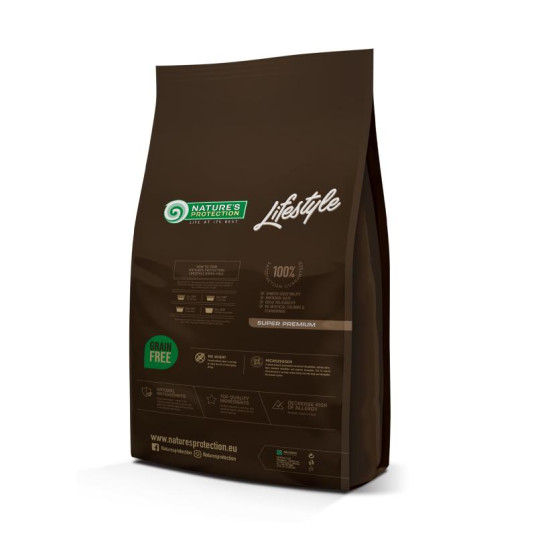 Kuivaviljaton rehu kaikenrotuisille nuorille koirille lohella ja krillillä 10 kg