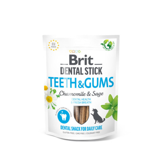 Brit Dental Stick hoitoon Teeth&Gums Chamomile&Sage 7 kpl. 251 g