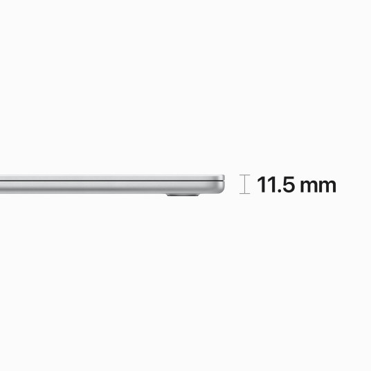 Kannettava tietokone MacBook Air 15.3" Apple M2 8C, RAM 16GB, SSD 256GB, Mac OS, INT, silver MQKR3ZE/A/R1