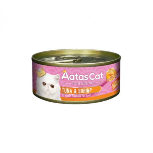 Aatas Cat Houkutteleva säilyke kissoille Tuna&amp;Shrimp 80 g