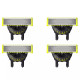 Terät OneBlade Philips, 360flex, 4kpl