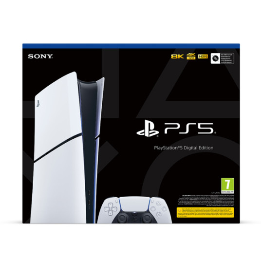 Pelikonsoli Sony Playstation 5 Slim Digital Edition (PS5) 1TB White