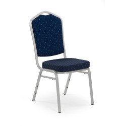 Ruokapöydän tuoli K66 S, sininen/hopea