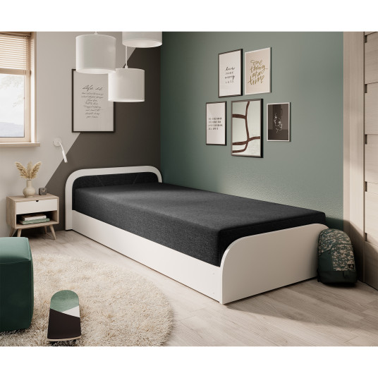 Sänky Parys Sawana 14, 80x190, musta väri