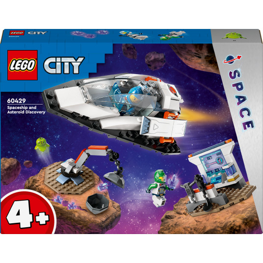LEGO® 60429 City -avaruusalus ja löydetty asteroidi