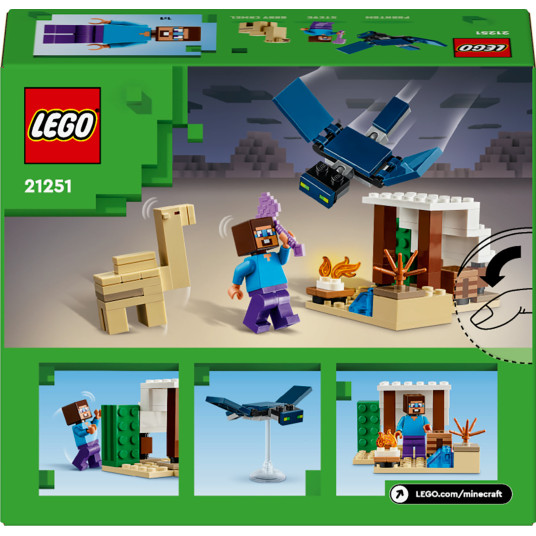 LEGO® 21251 Minecraft Steve's Desert Expedition