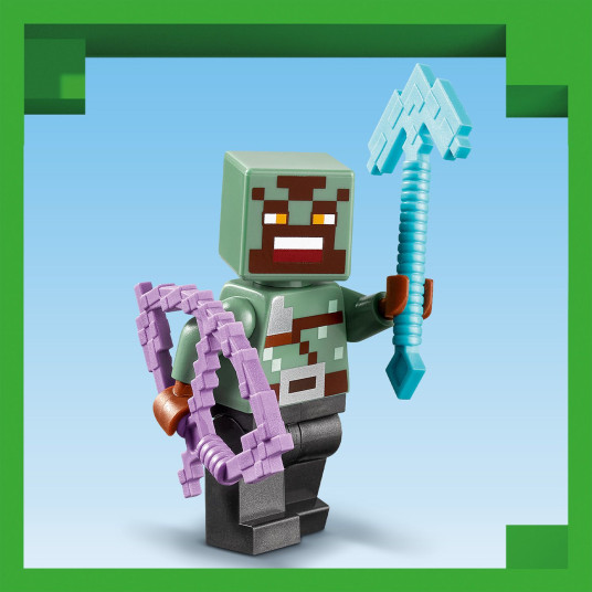 LEGO® 21255 Minecraft Ambush Nether-portaalissa