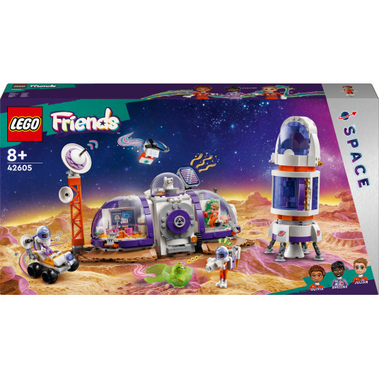 LEGO® 42605 Friends Marsin avaruustukikohta ja raketti