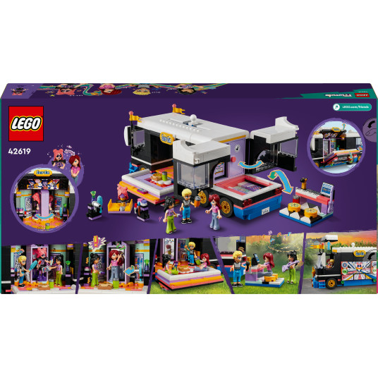 LEGO® 42619 Friends Pop Star Tour Bus