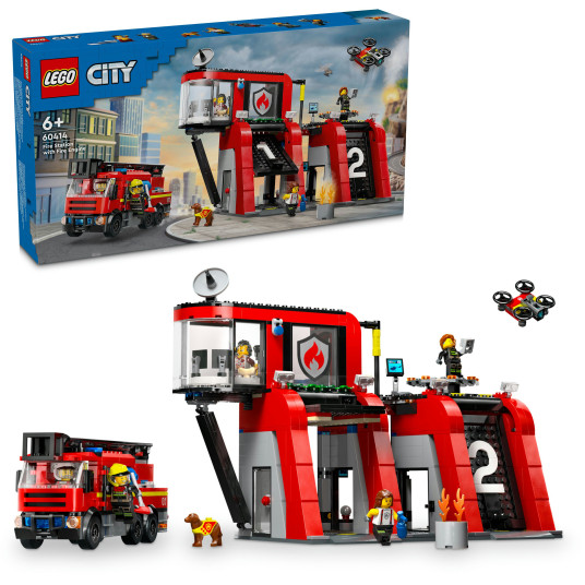 LEGO® 60414 Cityn paloasema paloautolla
