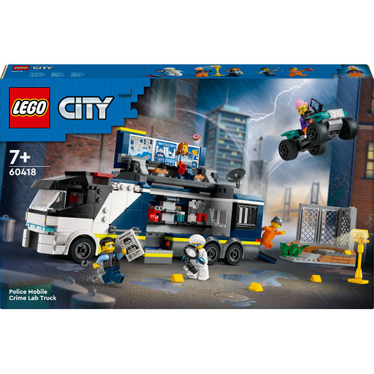 LEGO® 60418 kaupungin poliisin liikkuva rikoslaboratorioauto