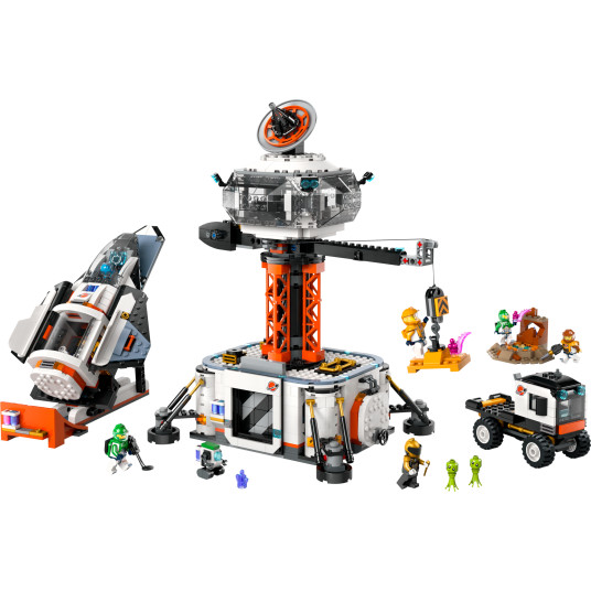 LEGO® 60434 City Space -tukikohta ja raketin laukaisualusta