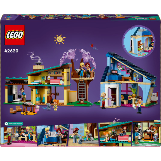 LEGO® 42620 Friends Olio ja Peizle -perhetalo