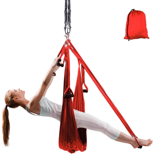 "Antigravity Aero Yoga Hammock" riippumatto SPORTline Hemmokissa