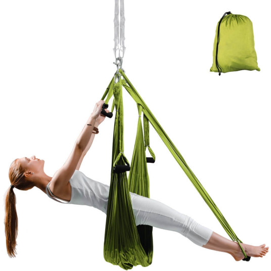 "Antigravity Aero Yoga Hammock" riippumatto SPORTline Hemmokissa