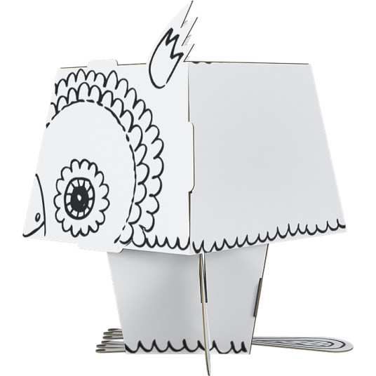 "Pöllö" 3D värityskirja