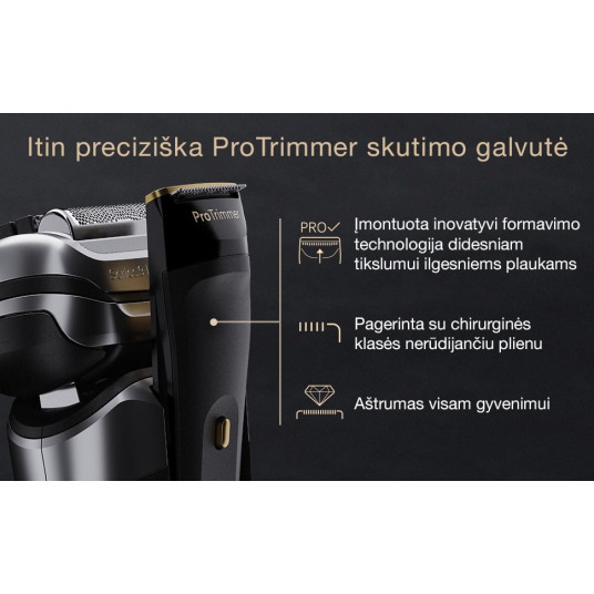 Parranajokonesarja Braun 9577CC Shaver Series 9 Pro (matkalaukku ei sisälly)