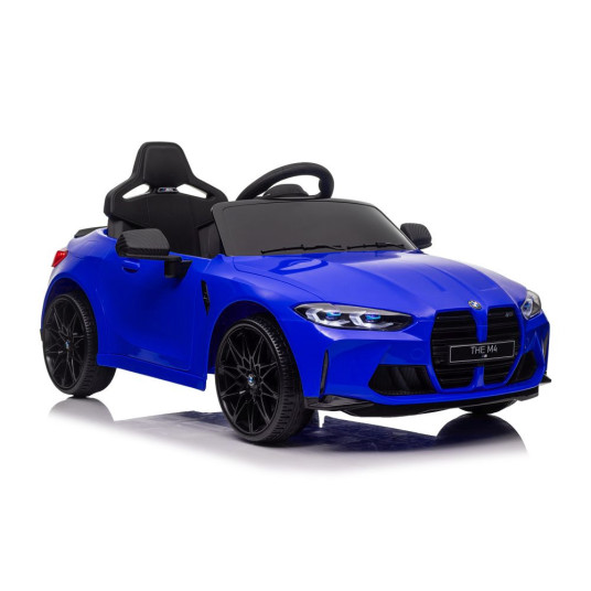 Yksipaikkainen sähköauto BMW M4, lakattu siniseksi