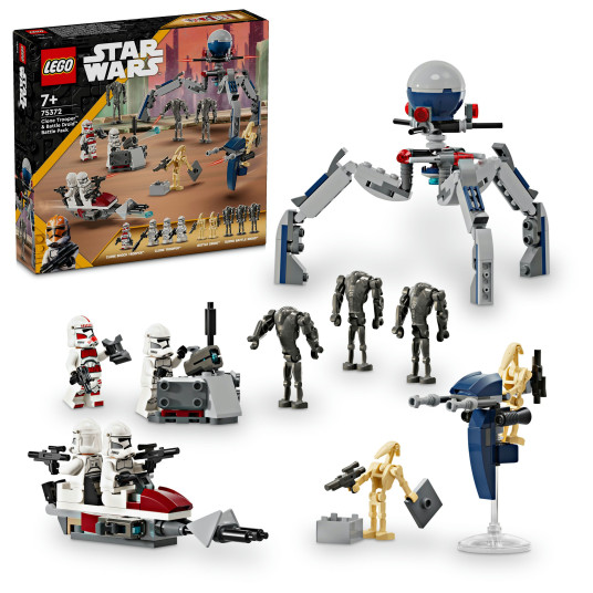 LEGO® 75372 Star Wars™ -kloonisotilas- ja taisteludroidi-taistelusetti