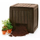 Kompostiastia Keter DECO COMPOSTER pohjalla 340L