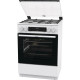 Kaasuliesi sähköuunilla Gorenje GKS6C70WF