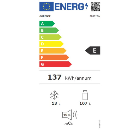 Jääkaappi GORENJE RB492PW