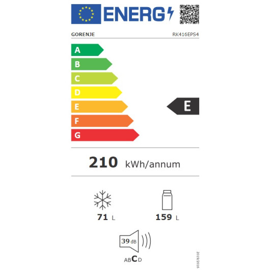 Jääkaappi GORENJE RK416EPS4