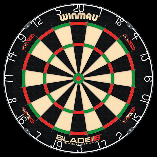 Tikkataulu Winmau Blade 6 -kaksiytiminen tikkataulu