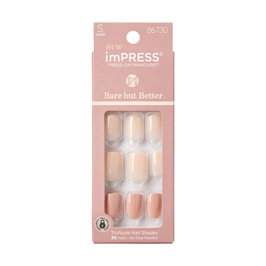 KISS - Itsekiinnittyvät kynnet IMPRESS BBB Nail Simple Pleasure 30 kpl