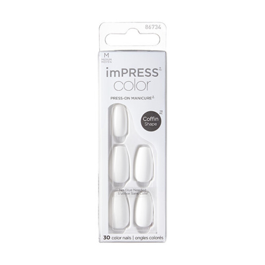 KISS - Itsekiinnittyvät kynnet IMPRESS Color MC Frosting 30 kpl