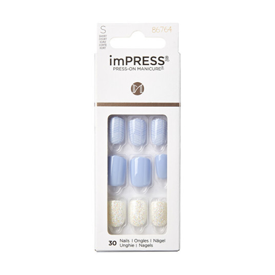 KISS - Itsekiinnittyvät kynnet IMPRESS Nails Lavender Whisper 30 kpl