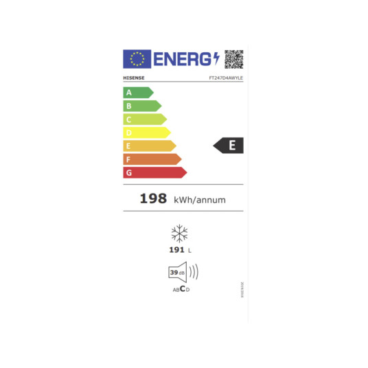 Pakastin Hisense FT247D4AWYLE