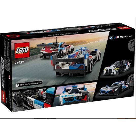 LEGO® 76922 Speed Champions BMW M4 GT3 ja BMW M Hybrid V8 kilpa-autot