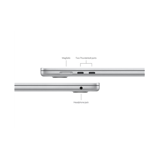 Kannettava tietokone MacBook Air 15" Apple M3 8C CPU 10C GPU/8GB/256GB SSD/Silver/INT MRYP3ZE/A