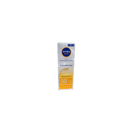 Nivea Sun Facial Control De Brillos Tono Medio Spf50 50ml