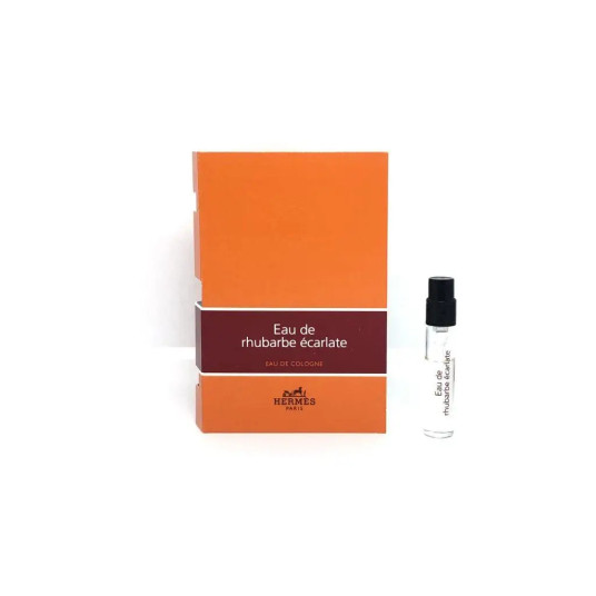 Hermes, Eau de Rhubarbe Ecarlate, Eau De Cologne, Unisex, 2 ml * Injektiopullo