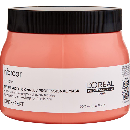 L'Oreal Professionnel, Serie Expert Inforcer, B6 + Biotiini, Hiushoitovoide Naamio, Murtumista estävä, 500 ml