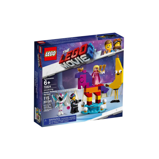 Lego, The Lego Movie 2, Esittelyssä Queen Watevra Wa`Nabi, Rakennussarja, 70824, Tytöille, Tytöille, 6+ vuotta, 115 kpl
