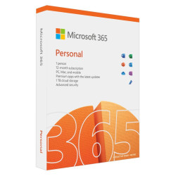 Microsoft | 365 Personal | QQ2-01897 | FPP | License term 1 year(s) | English | EuroZone Medialess