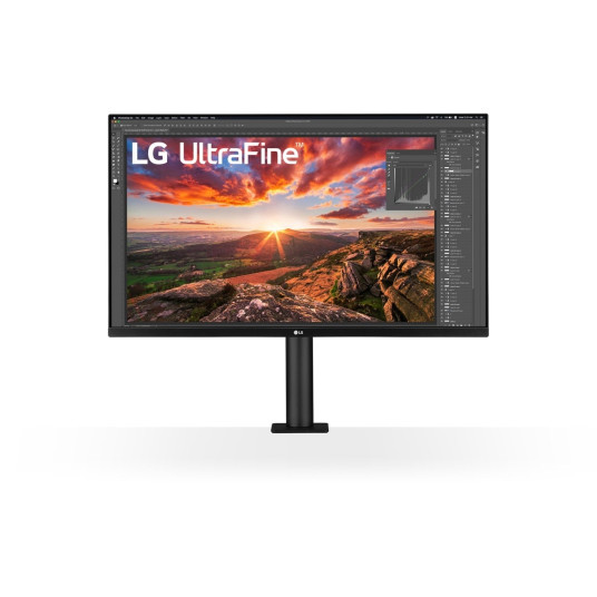 LG 32UN880P-B - 31,5" | IPS | 4K | 60 Hz | DisplayPort, HDMI, USB-C | HDR | Kaiuttimet 5 W | Pivot, kierto, kallistus, korkeus | VESA 100