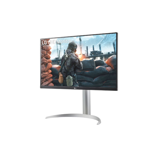 LG | Monitori | 27UP650P-W | 27" | IPS | 3840 x 2160 pikseliä | 16:9 | 5 ms | 400 cd/m² | HDMI-porttien määrä 2 | 60 Hz