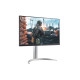 LG | Monitori | 27UP650P-W | 27" | IPS | 3840 x 2160 pikseliä | 16:9 | 5 ms | 400 cd/m² | HDMI-porttien määrä 2 | 60 Hz