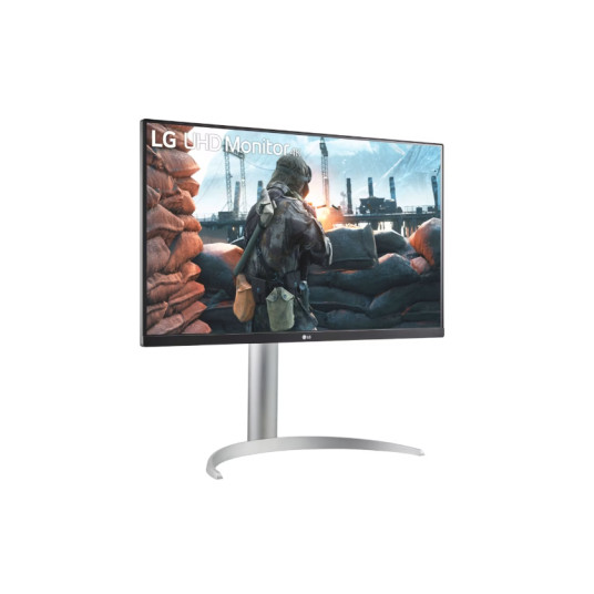 LG | Monitori | 27UP650P-W | 27" | IPS | 3840 x 2160 pikseliä | 16:9 | 5 ms | 400 cd/m² | HDMI-porttien määrä 2 | 60 Hz